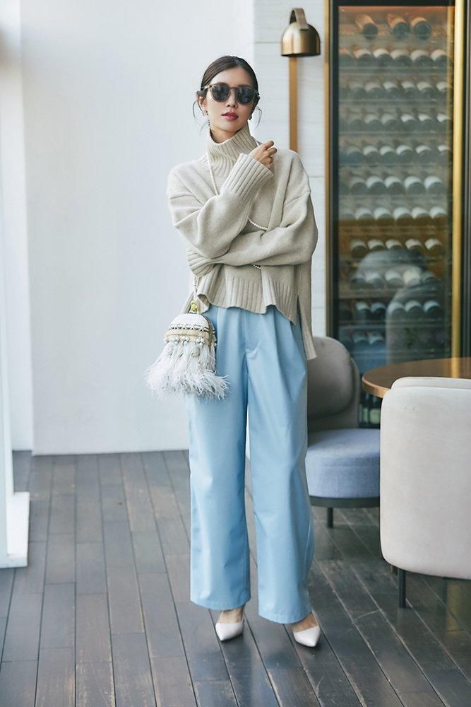 【商談中】seventen ベーシックタートルニットプルオーバー　エクリュ　s ベーシックタートルニットプルオーバー(エクリュ) - seventen