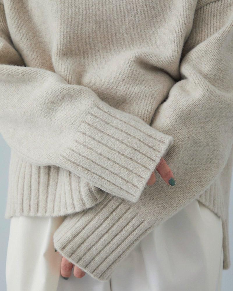 【商談中】seventen ベーシックタートルニットプルオーバー　エクリュ　s ベーシックタートルニットプルオーバー(エクリュ) - seventen