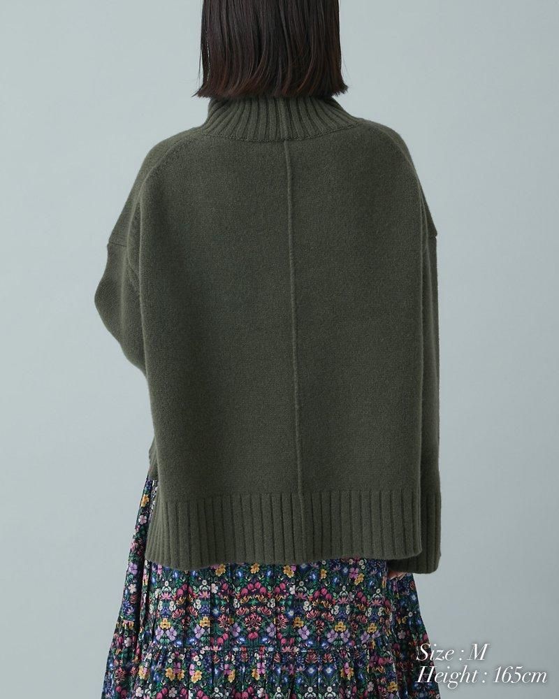 【商談中】seventen ベーシックタートルニットプルオーバー　エクリュ　s ベーシックタートルニットプルオーバー(エクリュ) - seventen