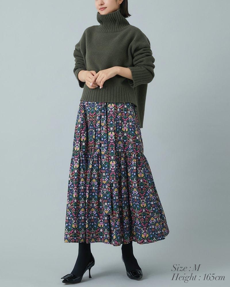 ベーシックタートルニットプルオーバー(エクリュ) - seventen