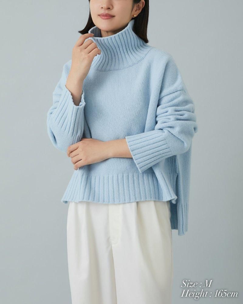 セブンテン　ベーシックタートルプルオーバー(グレー) ベーシックタートルプルオーバー(グレー) - seventen