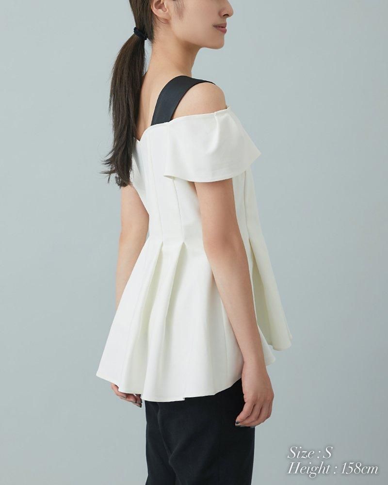 30％off】ペプラムタックトップス(チェック) - seventen