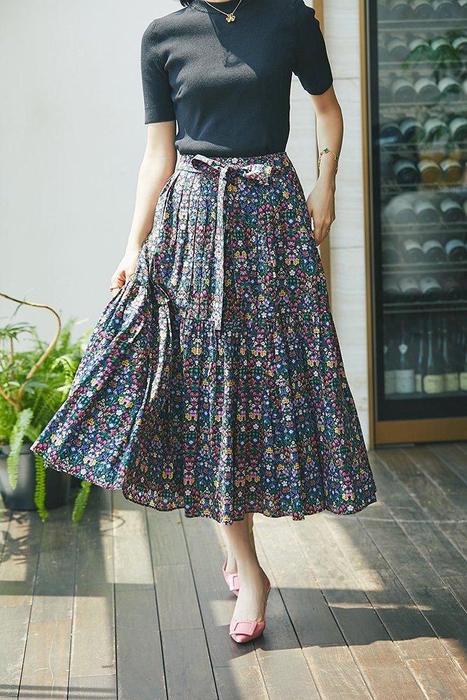 再入荷】プリーツタックスカート(マルチ) - seventen 再入荷】プリーツタックスカート(マルチ) - seventen