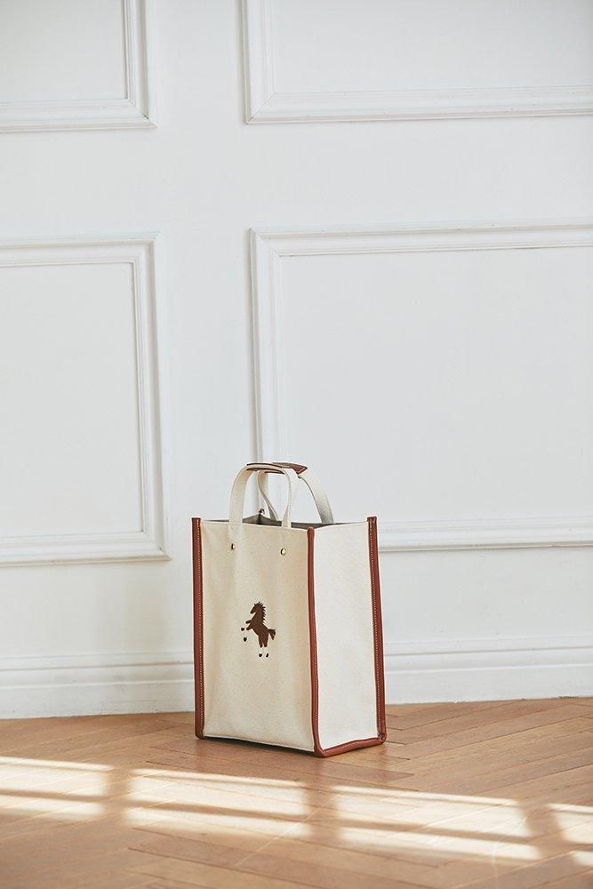 ONE POINT EMBROIDERED TOTE BAG”｜seventen