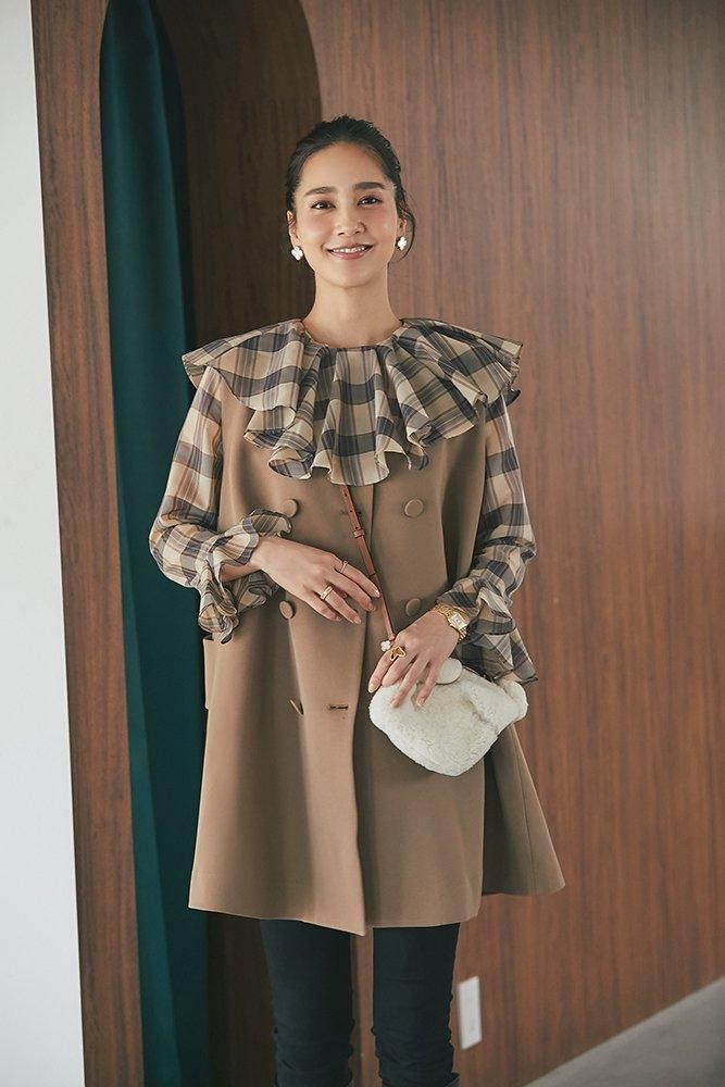 ビックカラージレ　キャメル　新品S size セブンテン　SEVENTEN ビッグカラージレ(キャメル) - seventen