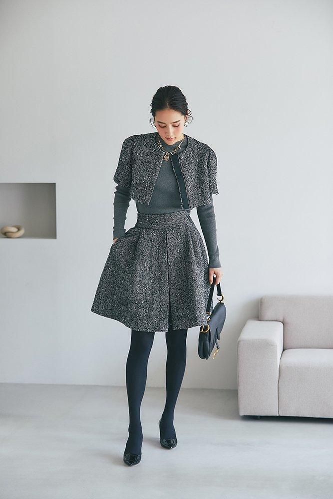 セブンテン ツイード キュロット ヘリンボーン SEVEN TEN XS セブンテン ツイード キュロット ヘリンボーン SEVEN TEN XS