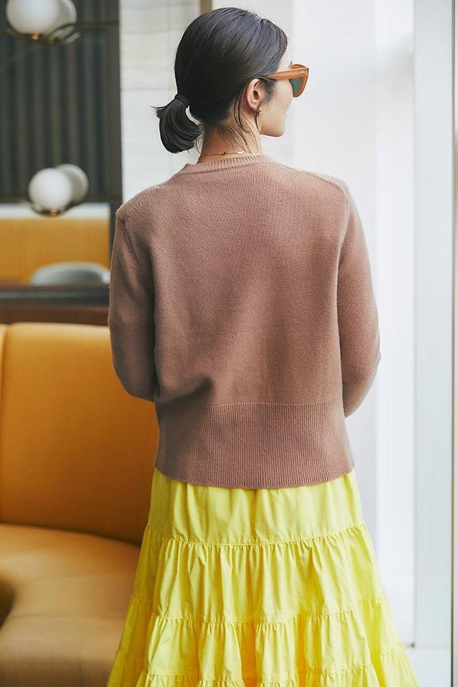 30％off】フェルテッドウールカーディガン(チャイ) - seventen