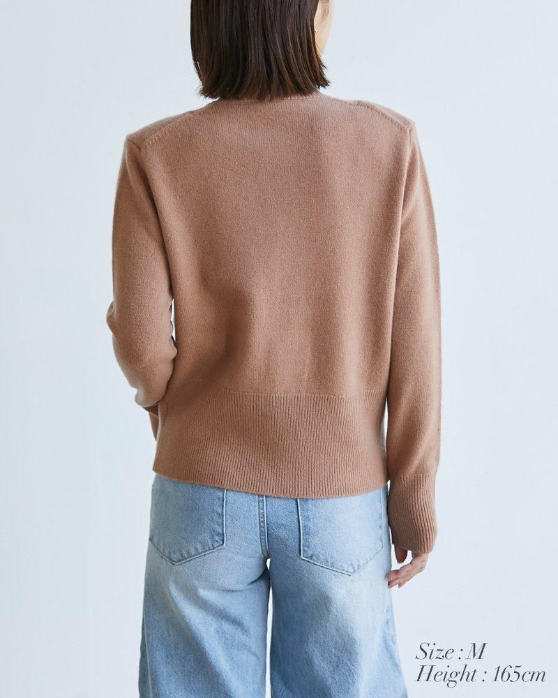 30％off】フェルテッドウールカーディガン(チャイ) - seventen