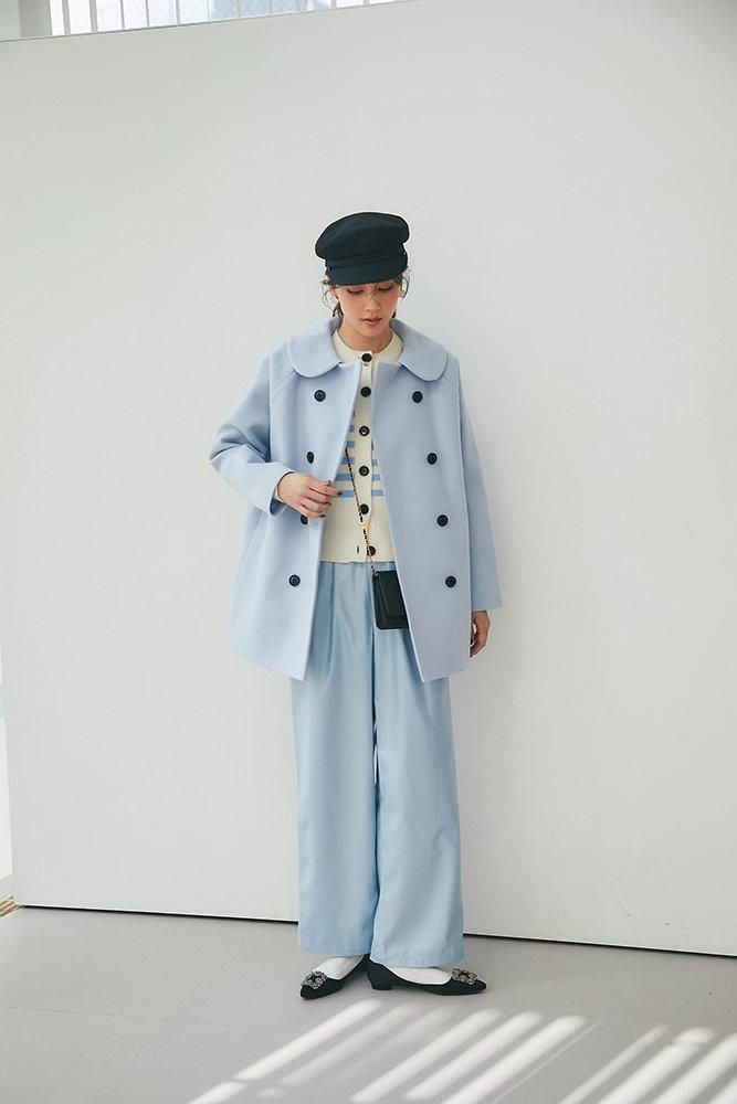 （専用）セブンテン　カラーパンツ 30％off】グルカタックパンツ(サックス) - seventen