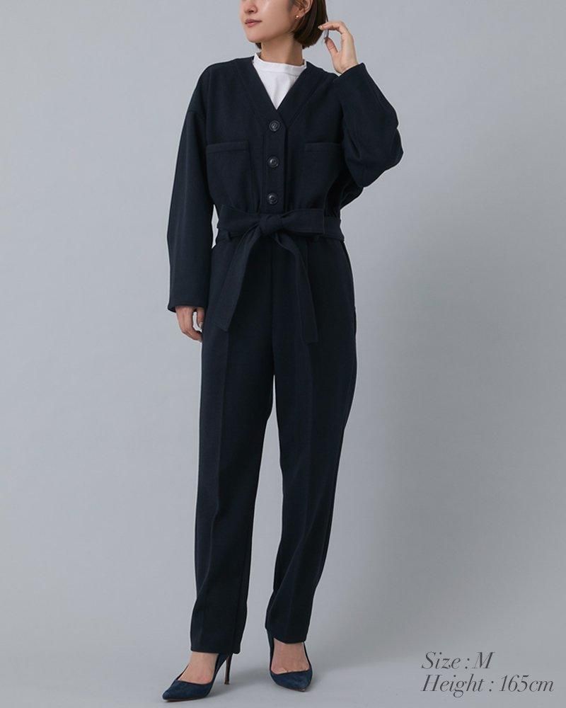 ウールライクオールインワン(キャメル) - seventen