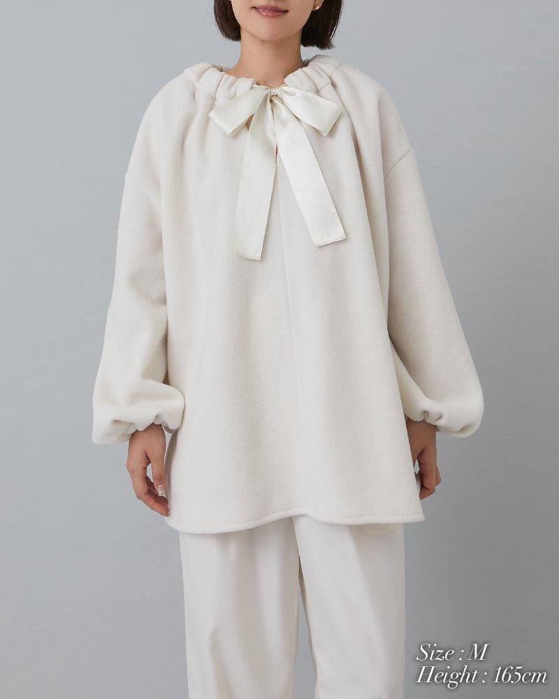 セブンテン　seventen ソフトモッサー　ギャザー　ブラウス　キャメル ソフトモッサーギャザーブラウス(キャメル) - seventen