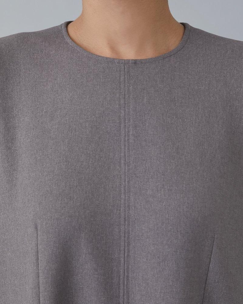 【24AW 完売品】セブンテン ウールライクティアードワンピース オフホワイト ウールライクティアードワンピース(オフホワイト) - seventen