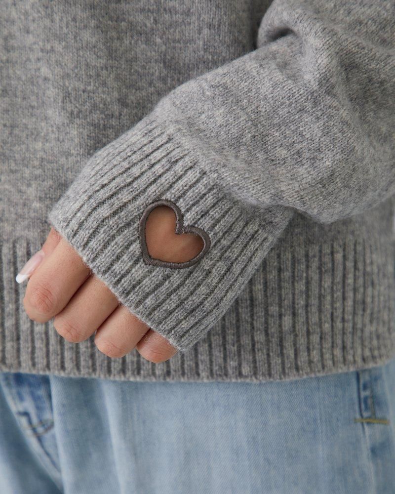 再入荷】so loved ニットプルオーバー(グレー) - seventen