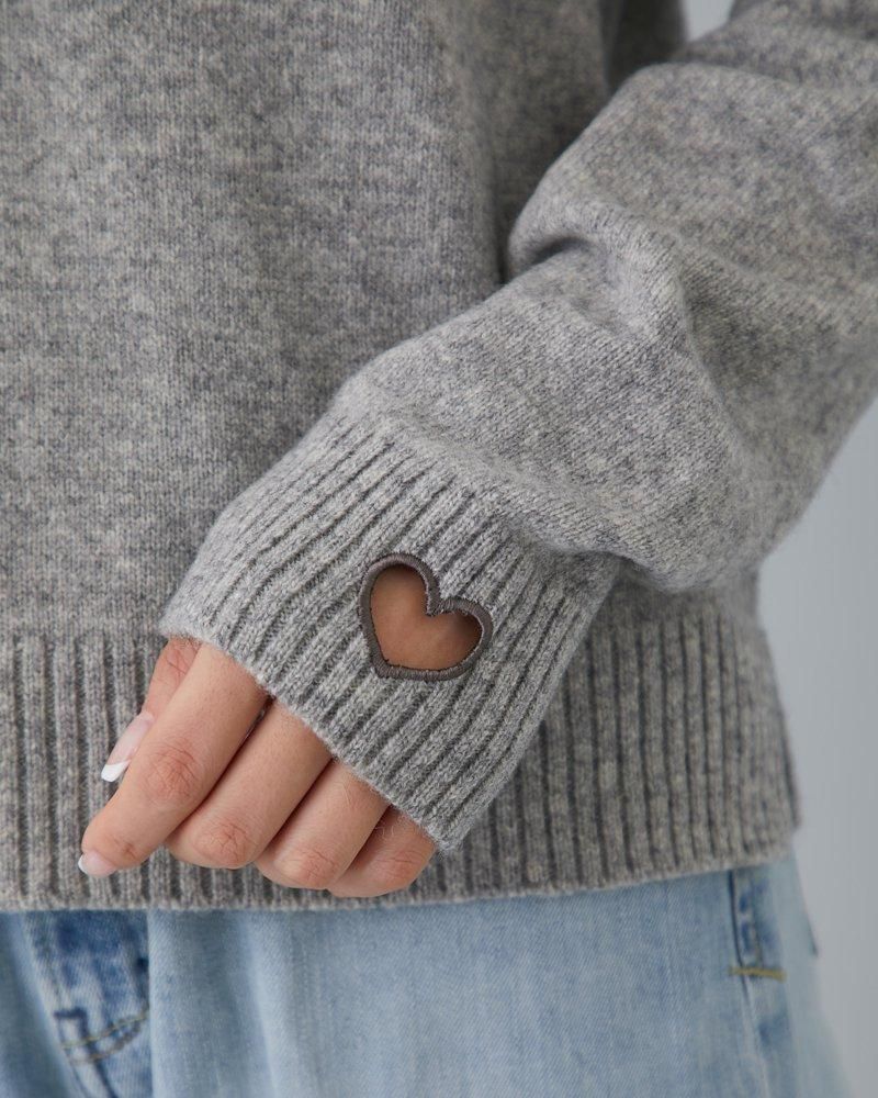 再入荷】so loved ニットプルオーバー(グレー) - seventen