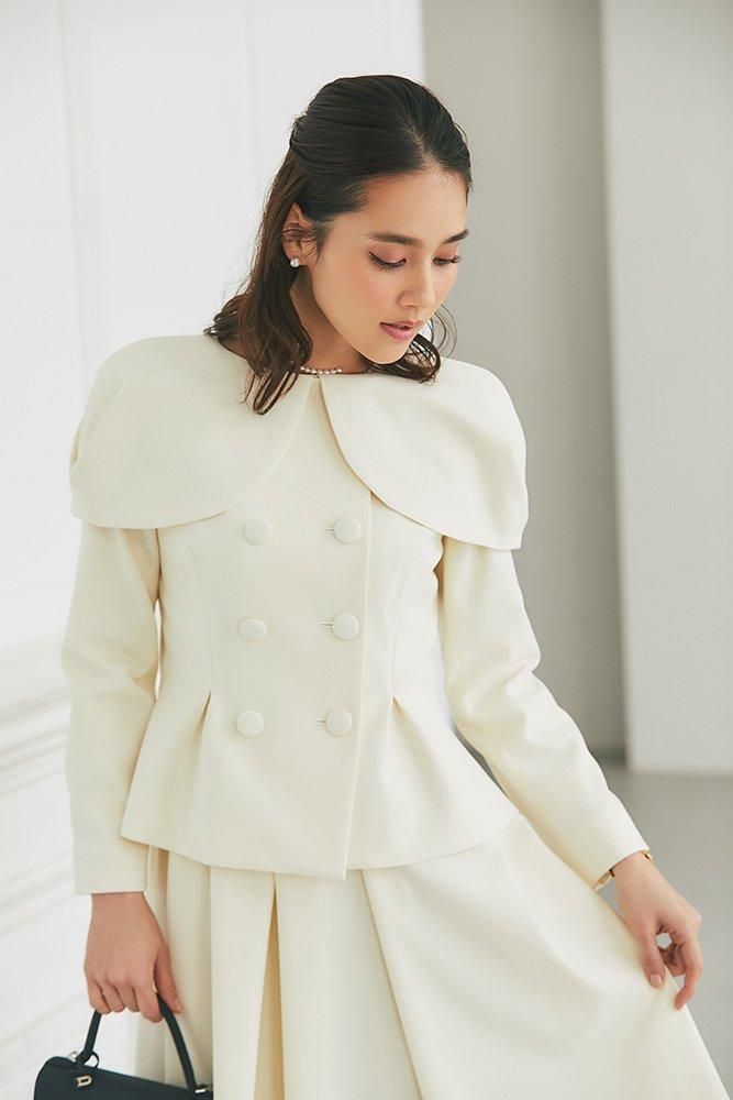 セブンテンseventenダブルボタン2WAYコート ダブルボタン2WAYコート(オフホワイト) - seventen