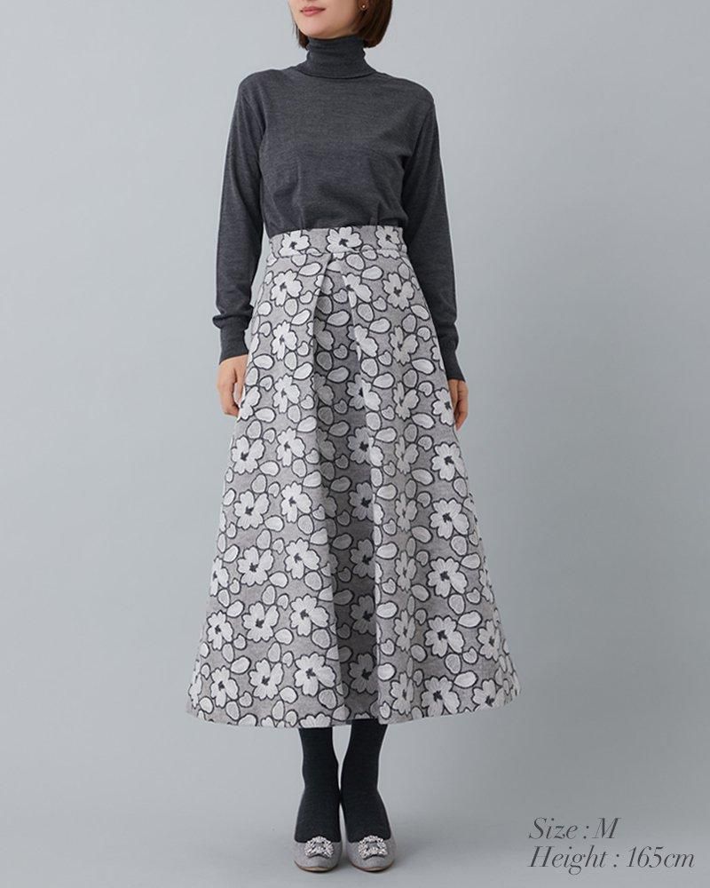 ☆今季 エンフォルド CIRCLE TACK SKIRT サークルタックスカート