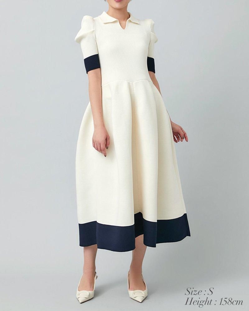 BRIEFING ホワイト ポロワンピース BRIEFING ホワイト ポロワンピース