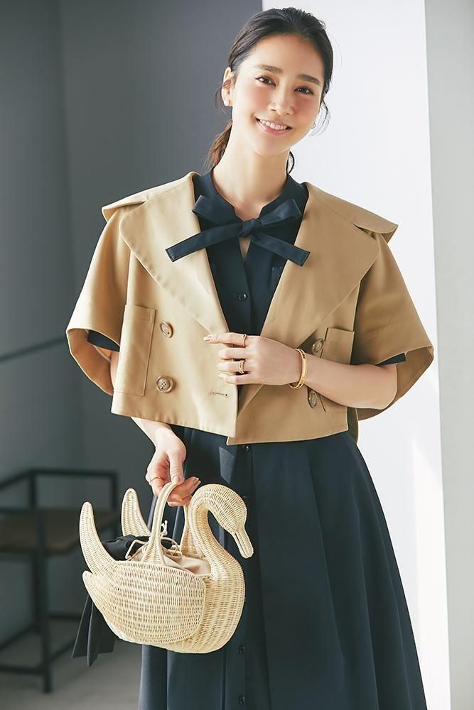 seventen セブンテン スワンラタンバッグ 20％off】スワンラタンバッグ(ブラック) - seventen