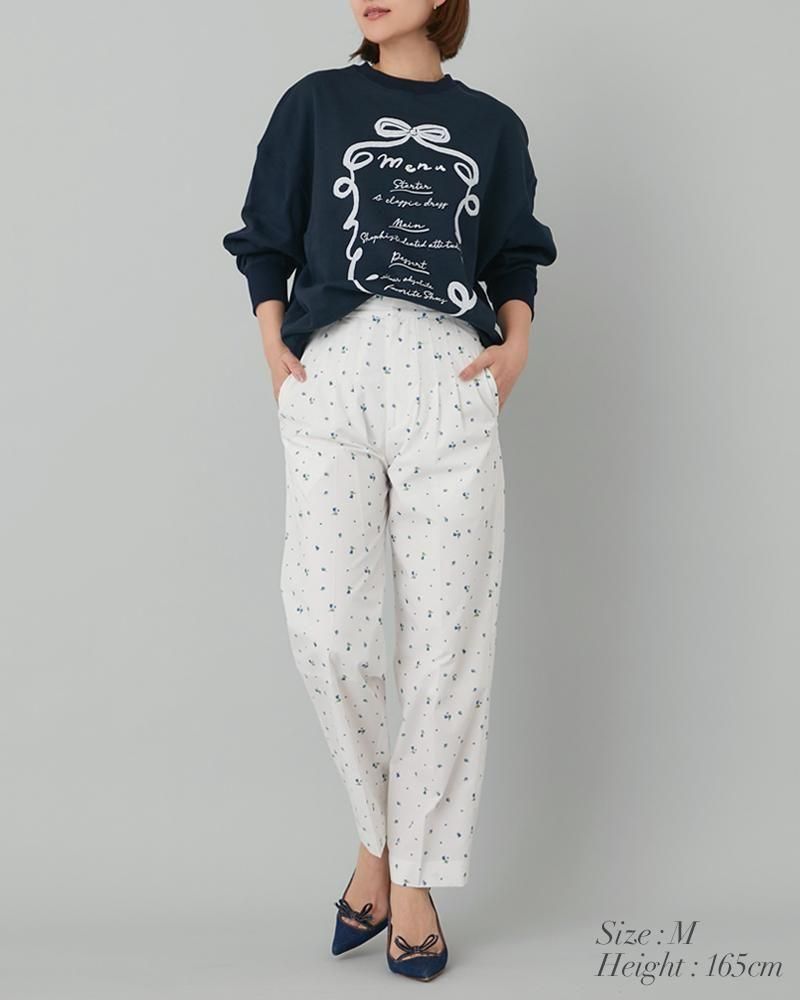 Seventen 花柄プリント スウェット Mサイズ Seventen 花柄プリント スウェット Mサイズ