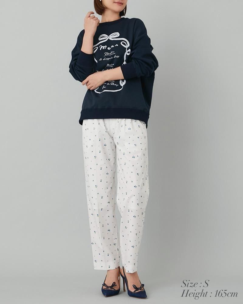 Drawer - セブンテン seventen 花柄カットソー 再入荷】プリントピンタックパンツ(小花柄) - seventen