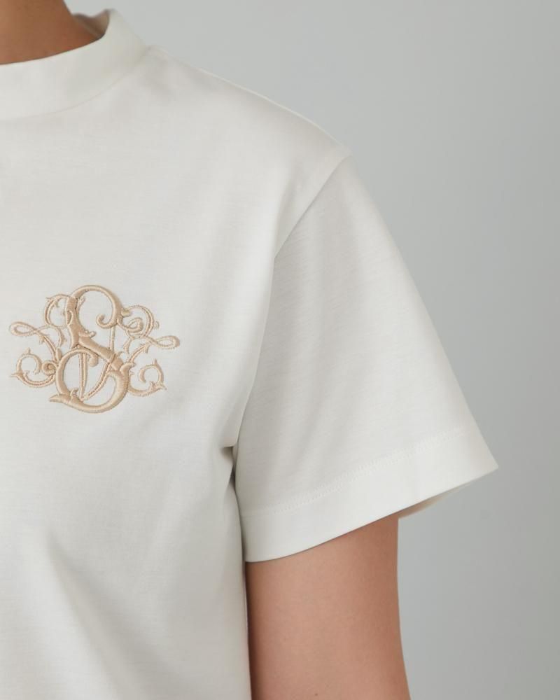 SVT刺繍Tシャツ(オフホワイト×ベージュ) - seventen SVT刺繍Tシャツ(オフホワイト×ベージュ) - seventen