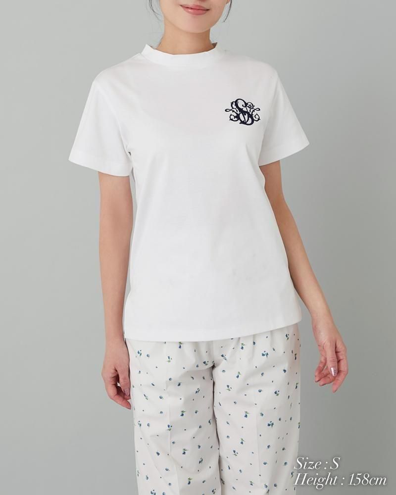 タグ付【SEVEN TEN】セブンテン SVT刺繍Tシャツ(ネイビー×ゴールド) SVT刺繍Tシャツ(ネイビー×ゴールド) - seventen