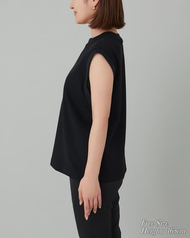 10％off】イニシャルレースタンクトップ(ブラック) - seventen