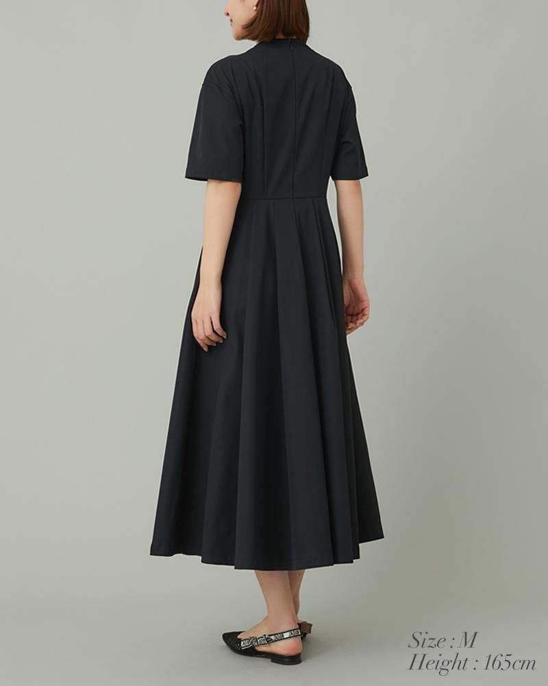 ⭐︎seventenのエレガントワンピース⭐︎ フロントボウタイワンピース(ブラック) - seventen