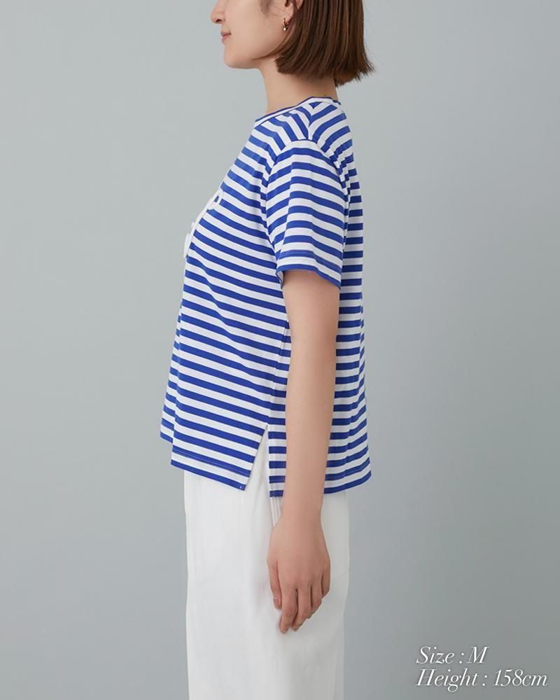 ennoy ボーダーtシャツ 刺繍ネイビー THE ENNOY PROFESSIONAL(ザ エンノイ プロフェッショナル) ロゴ