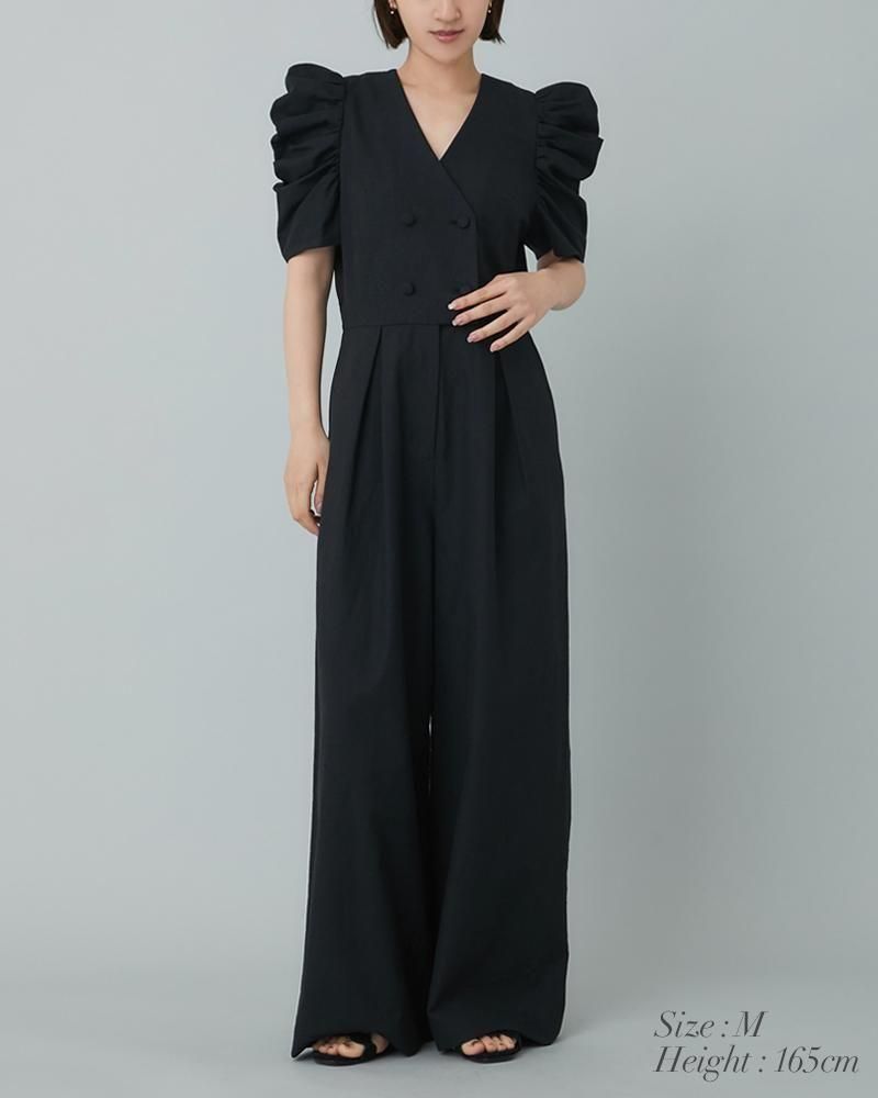 ダブルボタンオールインワン(ピンク) - seventen