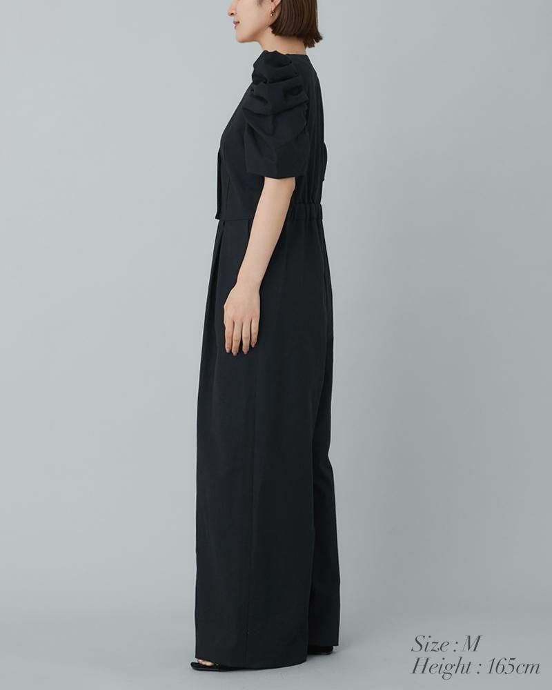 ダブルボタンオールインワン(ピンク) - seventen