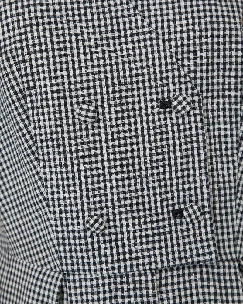 新品　seventen ダブルボタンオールインワン(ギンガム) ダブルボタンオールインワン(ギンガム) - seventen