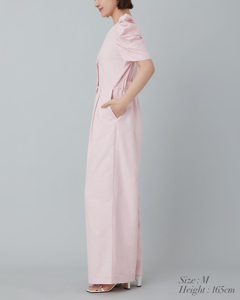 新品　seventen ダブルボタンオールインワン(ギンガム) ダブルボタンオールインワン(ギンガム) - seventen