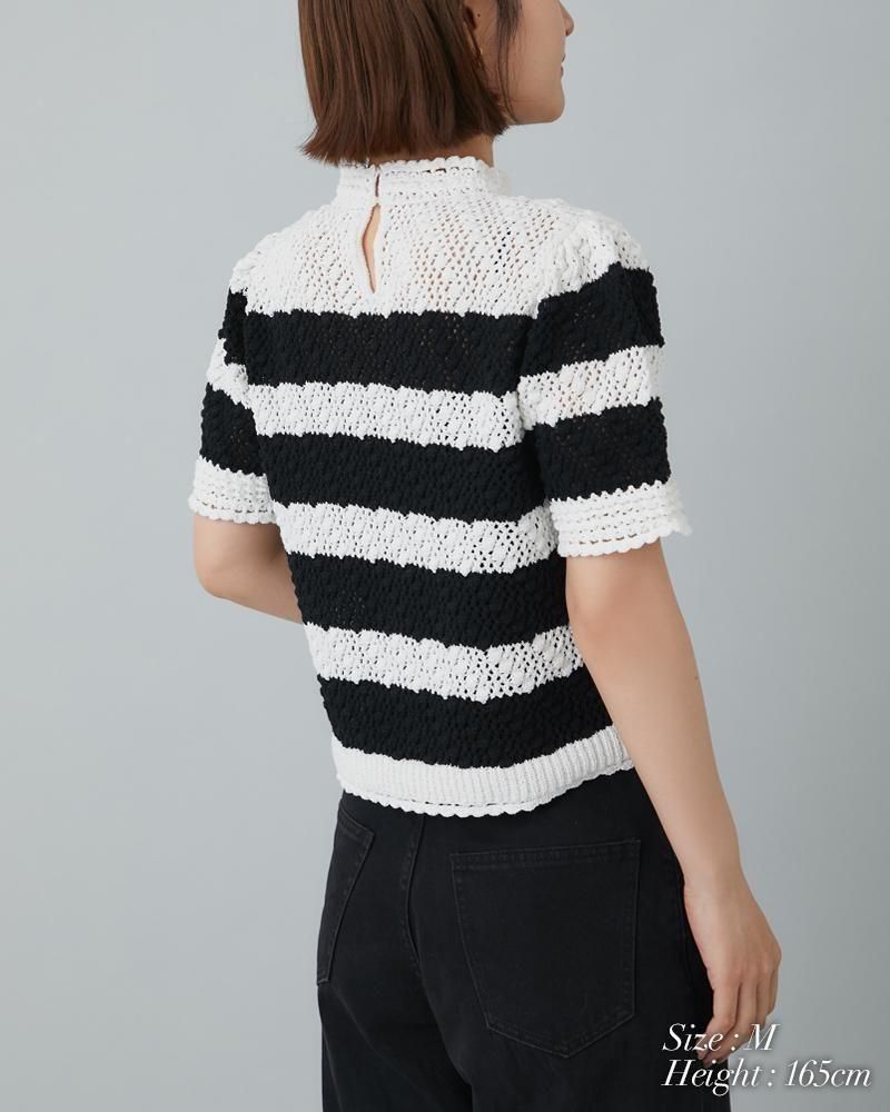 サマークロシェニット(ボーダー) - seventen