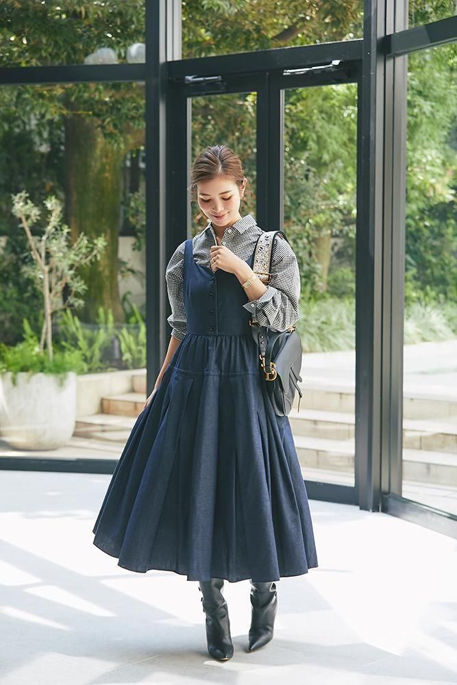 最終！セブンテンseventen ほぼ未使用 ソフトボーンワンピース デニム S ソフトボーンワンピース(デニム) - seventen