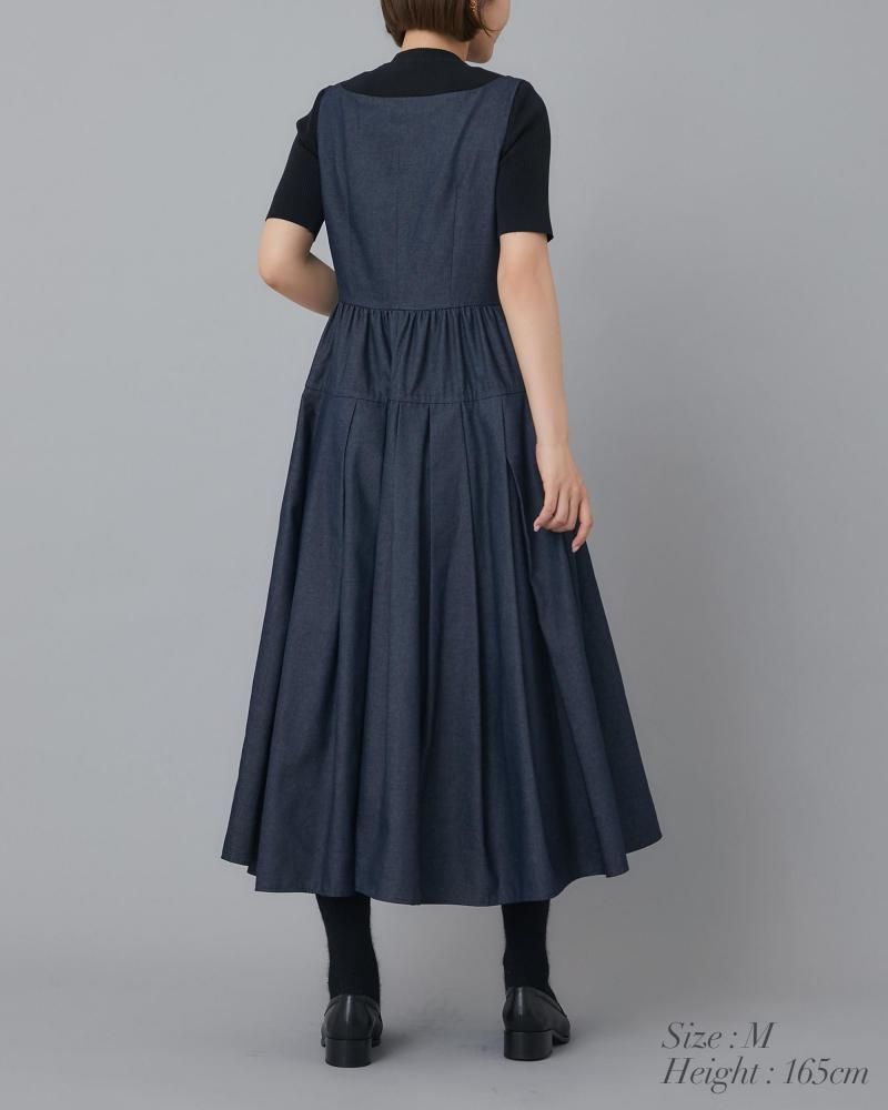 ソフトボーンワンピース(デニム) - seventen