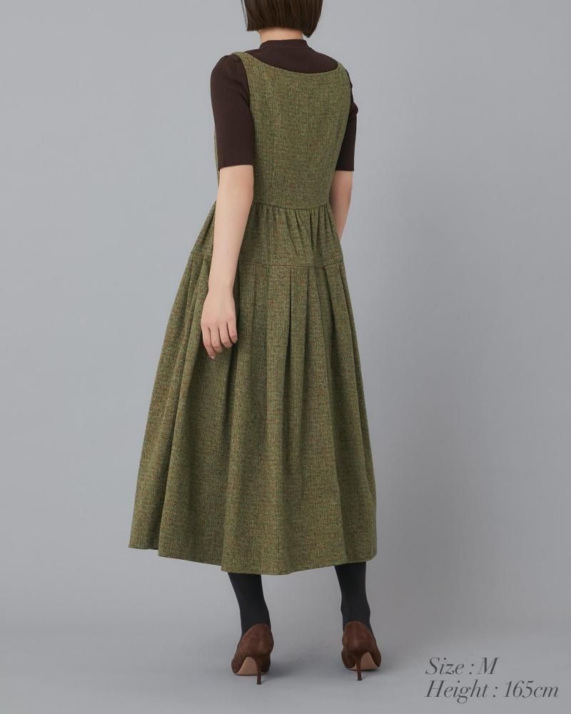 ソフトボーンワンピース(ブラウンギンガム) - seventen