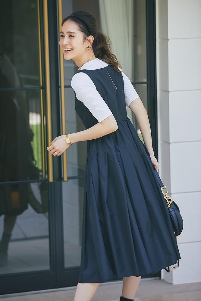 ベーシックショートスリーブニット(ホワイト) - seventen