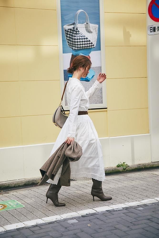 Blumaine ホワイト レース ワンピース Blumaine ホワイト レース ワンピース 3色展開】フラワーレース