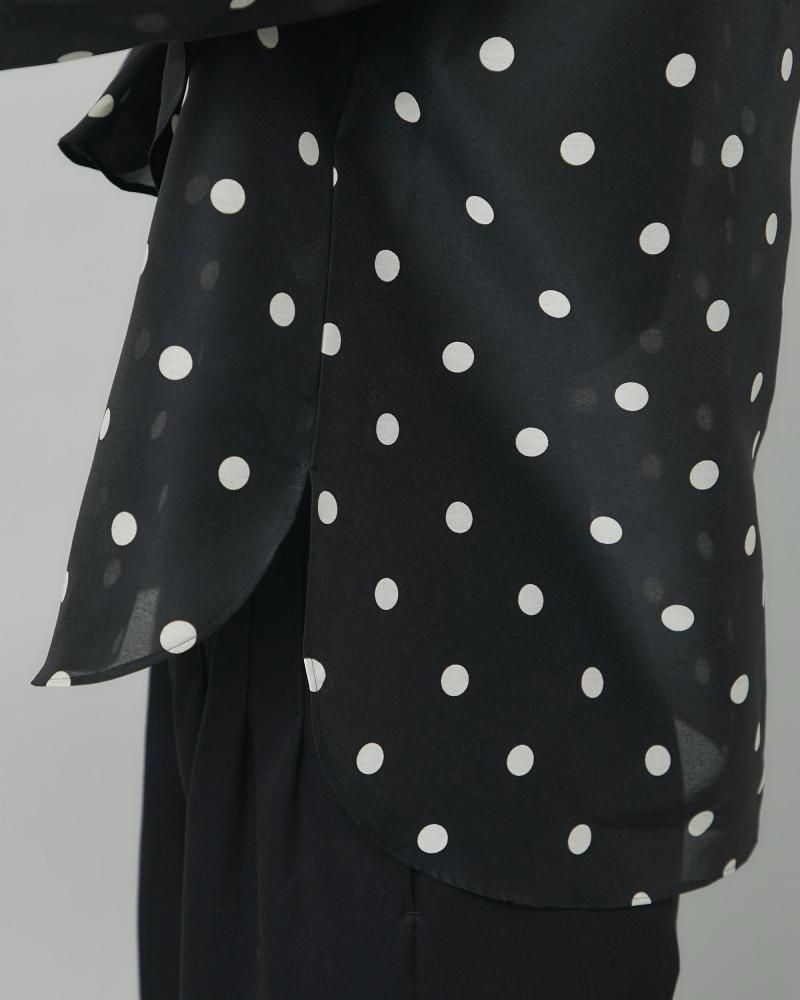 シアードットブラウス(ブラック) - seventen