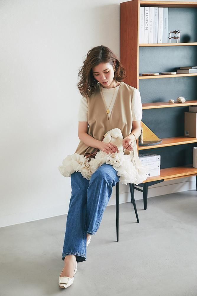 ETRE フリルトップス etretokyo 【 1/23 New Arrival 】 ㅤㅤㅤ ㅤㅤㅤ #ETREカット