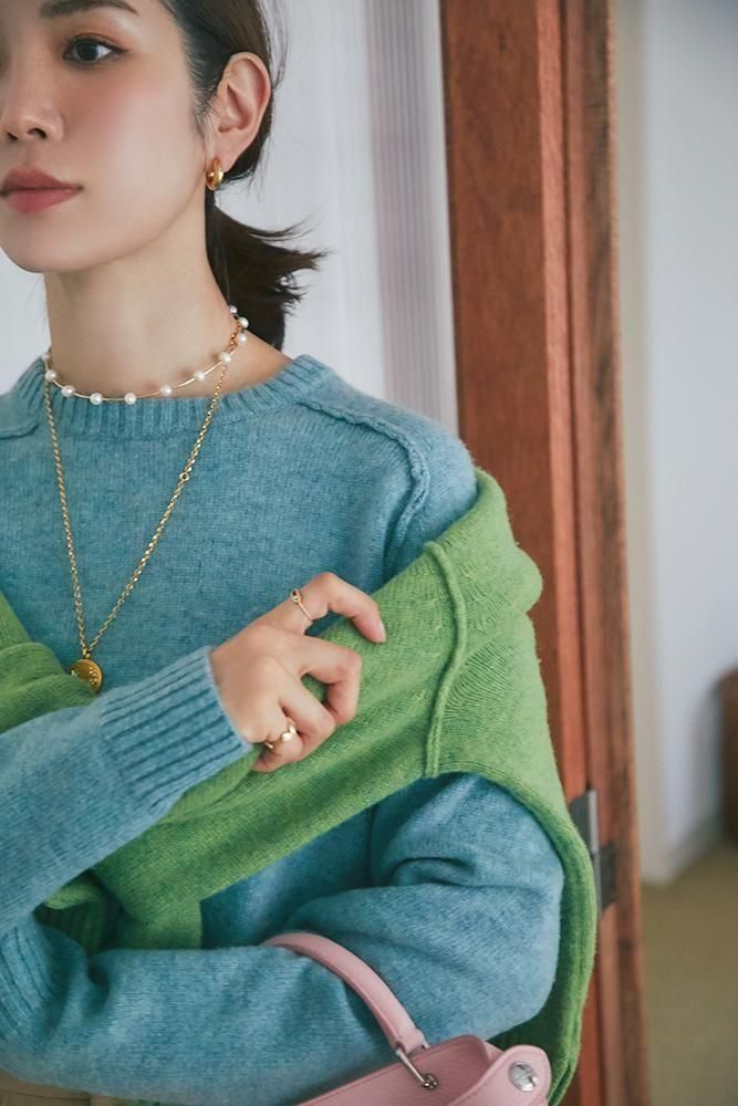 *まーぶる* オーダーページ AMBIDEX Store △〇丸胴天竺 フードBIGプルオーバー(F シロ