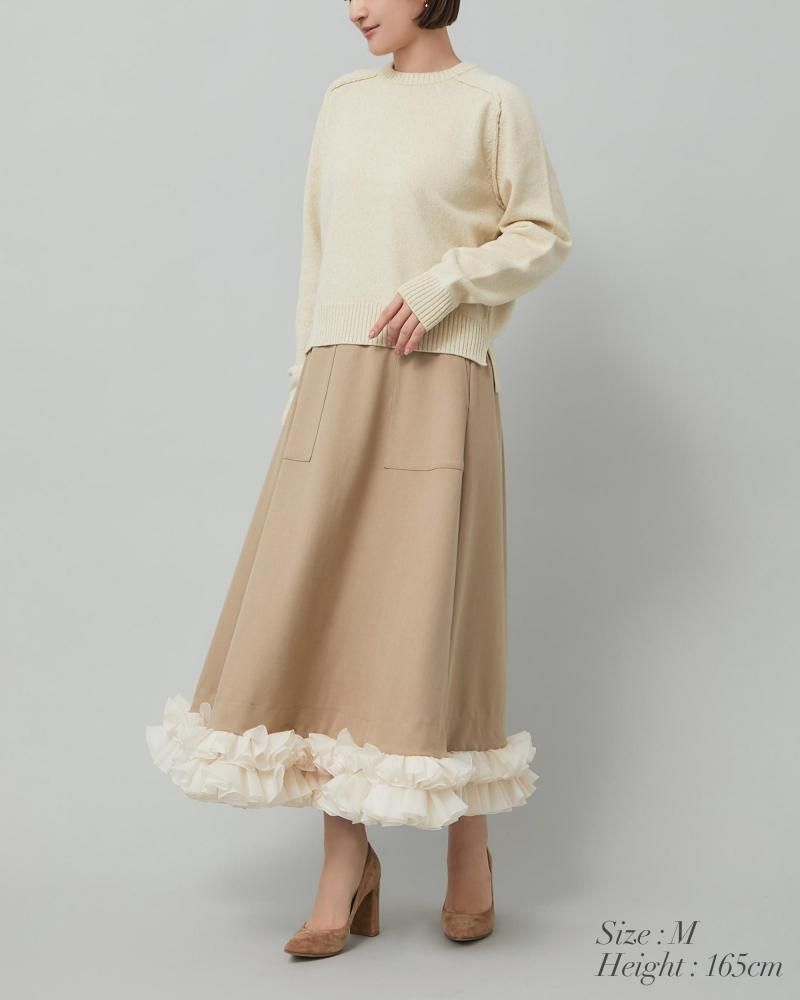 ベーシッククルーネックプルオーバー(ブルー) - seventen