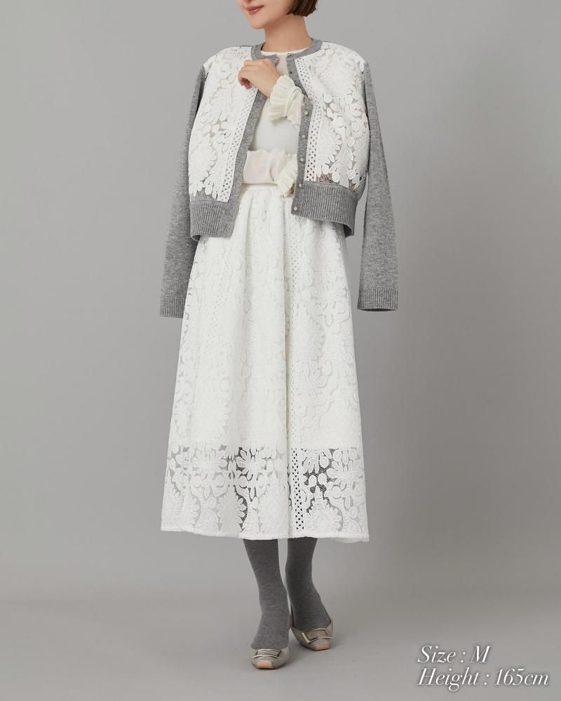 ベロアタッチシアートップス(グレー) - seventen