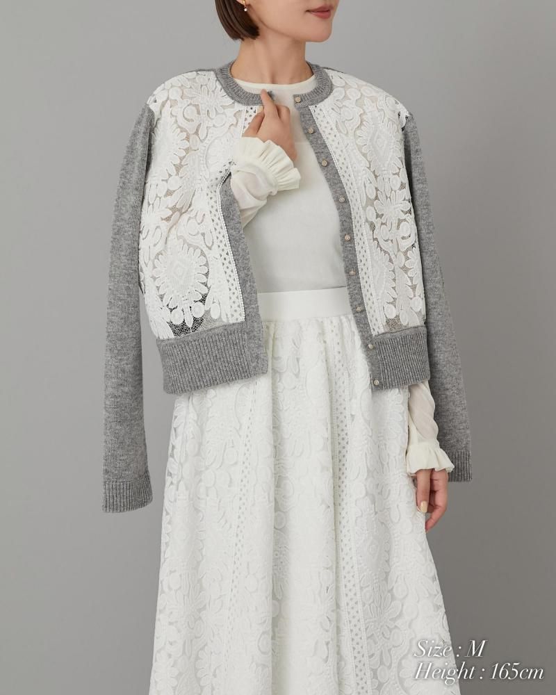 ベロアタッチシアートップス(オフホワイト) - seventen