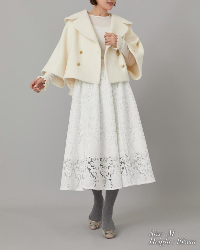 ベロアタッチシアートップス(オフホワイト) - seventen