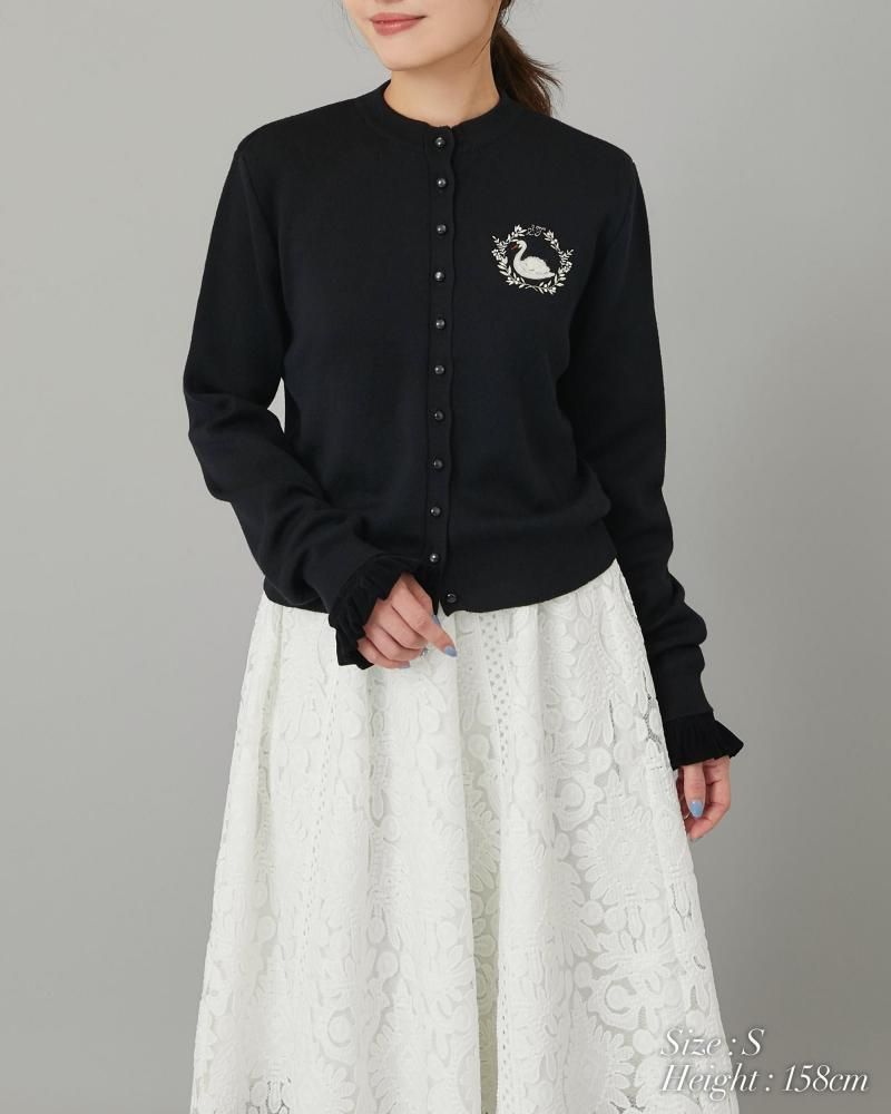 ベロアタッチシアートップス(ブラック) - seventen