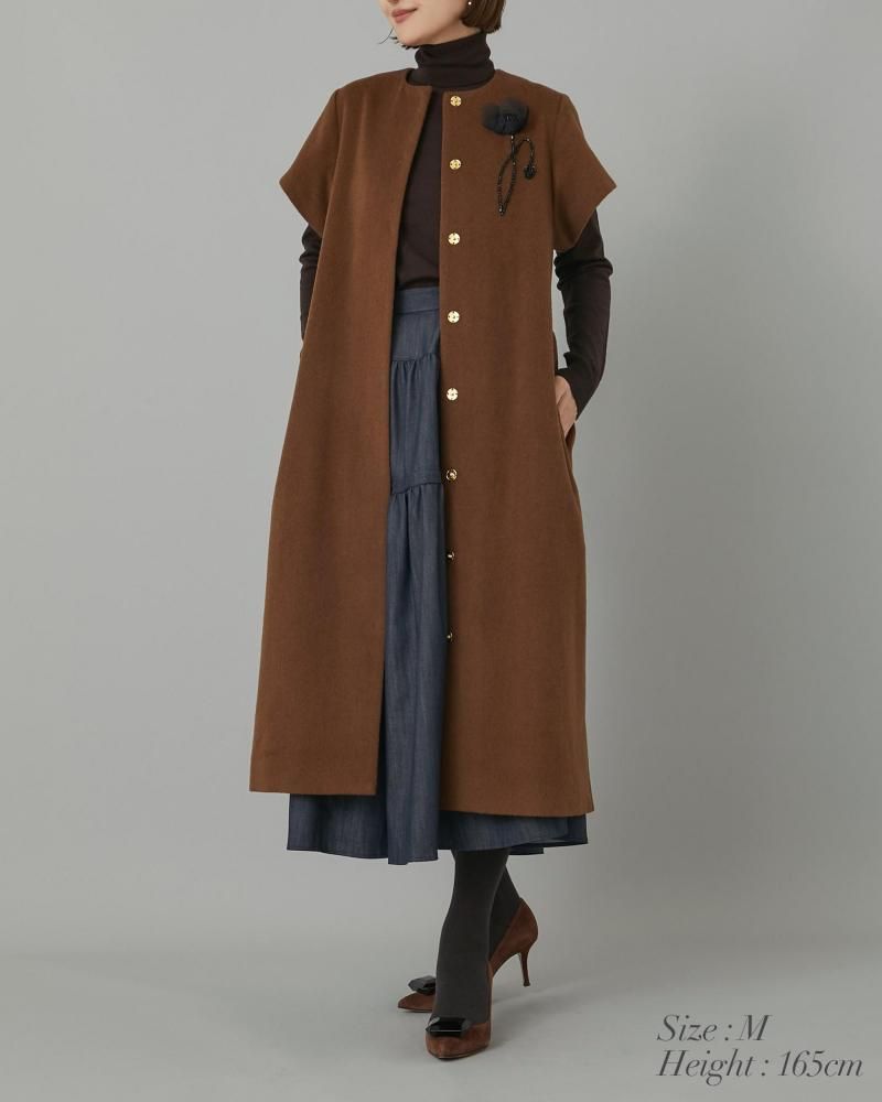 モチーフジレワンピース(チェック) - seventen