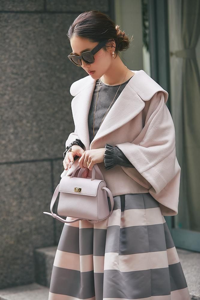 予約】【11月下旬～12月上旬頃配送】ダブルブレストショートコート