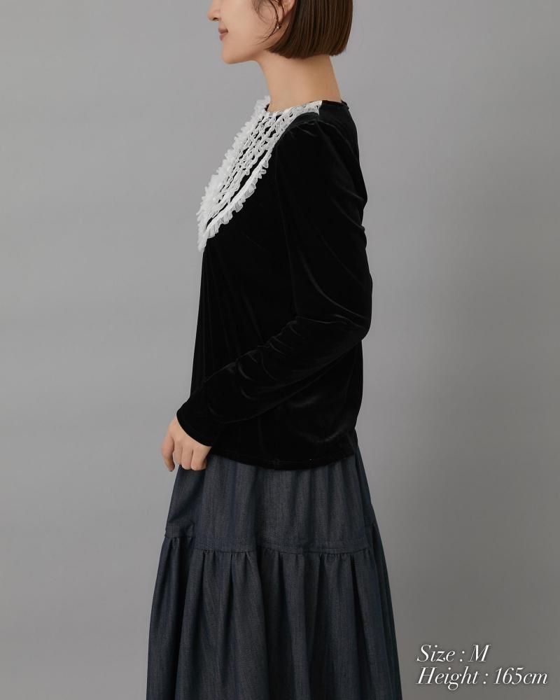 ꒰ 完売新品 ꒱ Treat Ürself チュールトップス ブラック ♡ F011-01020】チュール／トップス – maison furuta